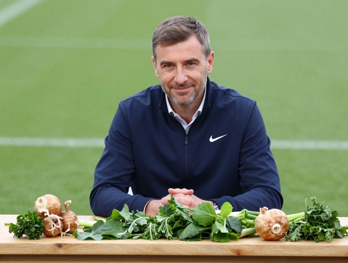 Swiezy czosnek, cebula i zielona pietruszka na drewnianym stole, skladniki tradycyjnie stosowane dla wzmocnienia naturalnych sil obronnych organizmu